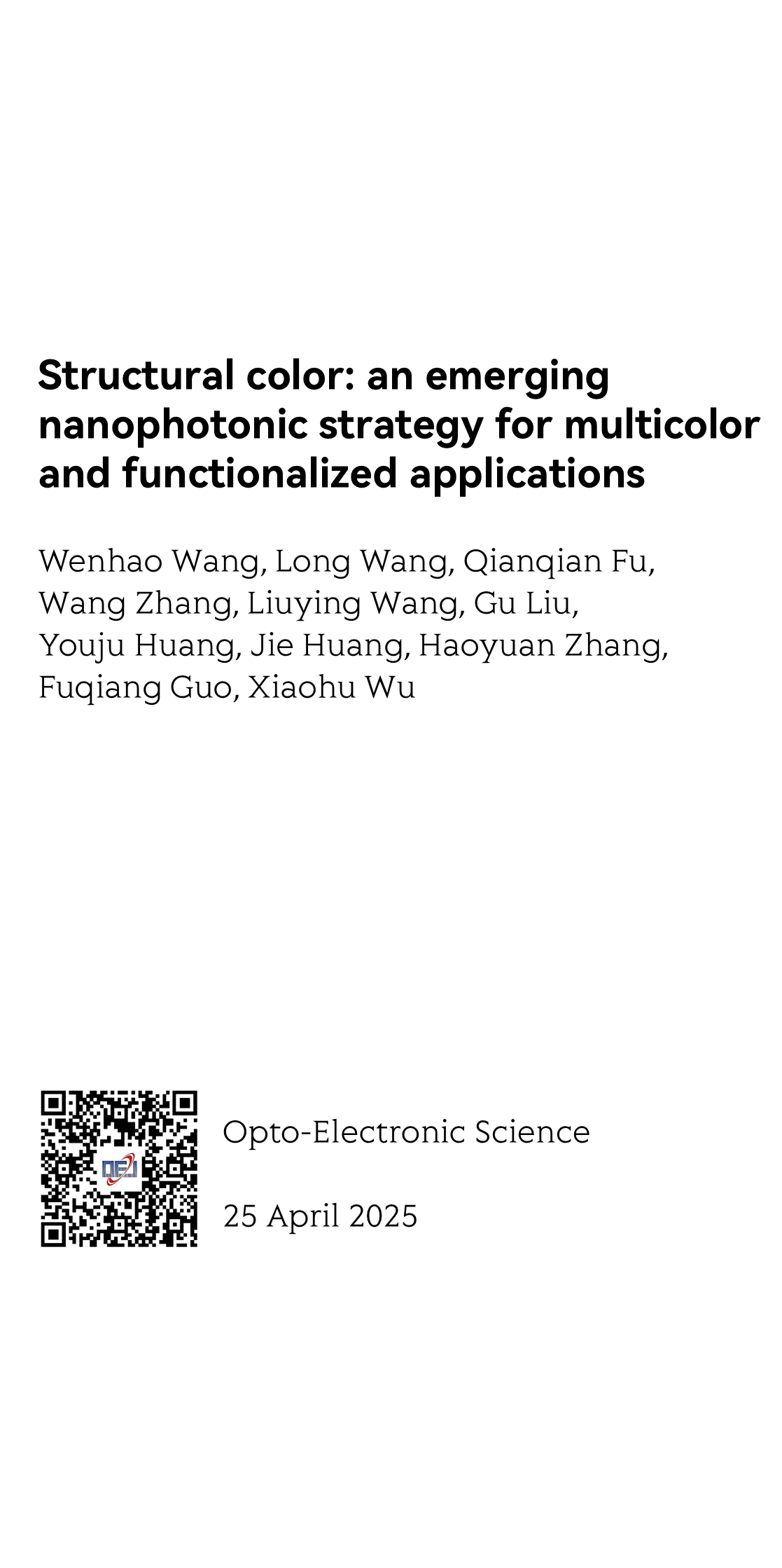 Opto-Electronic Science_1