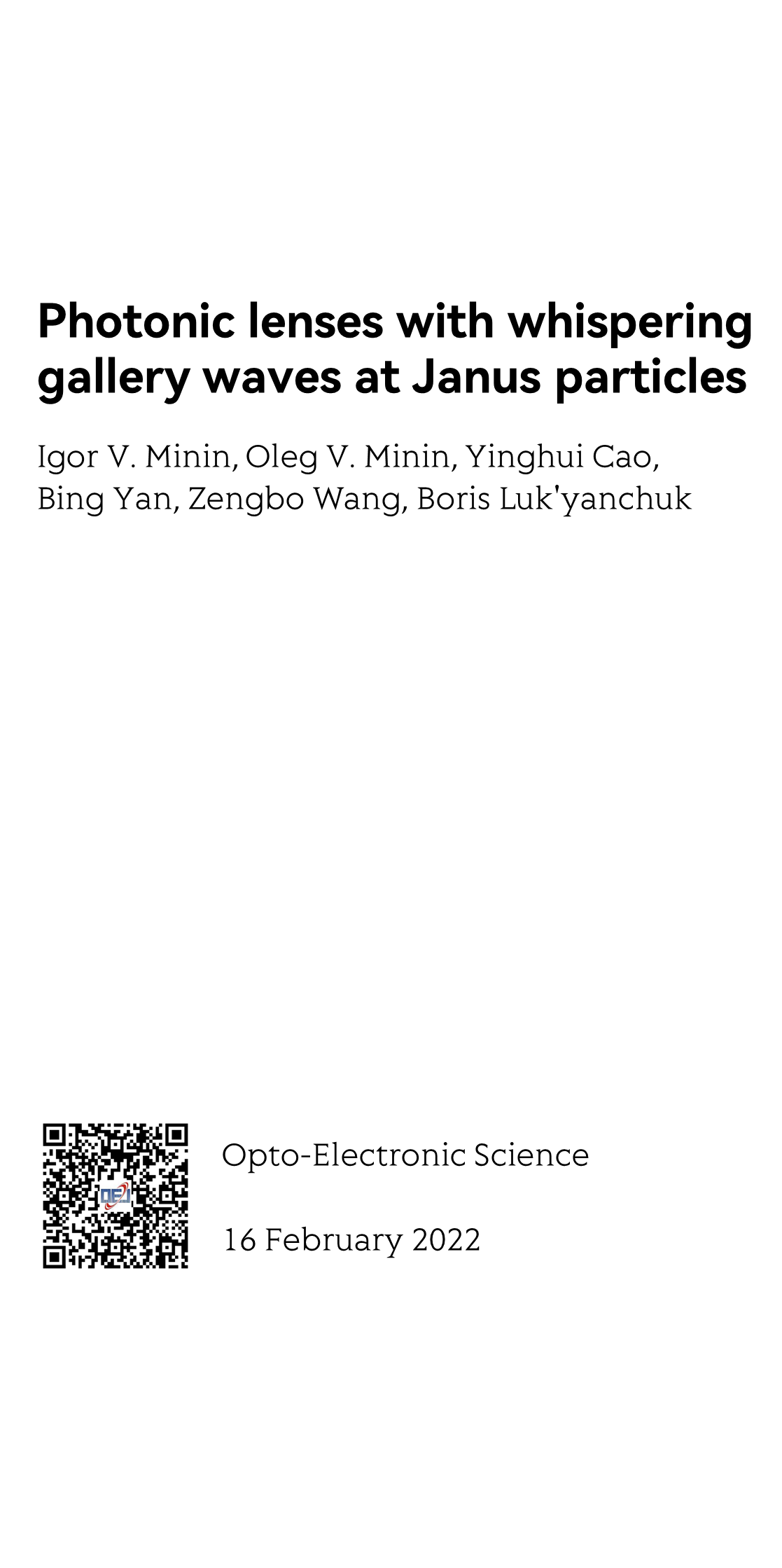 Opto-Electronic Science_1