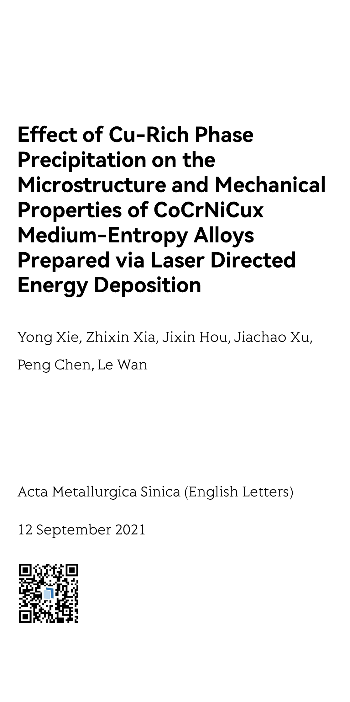 Acta Metallurgica Sinica (English Letters)_1