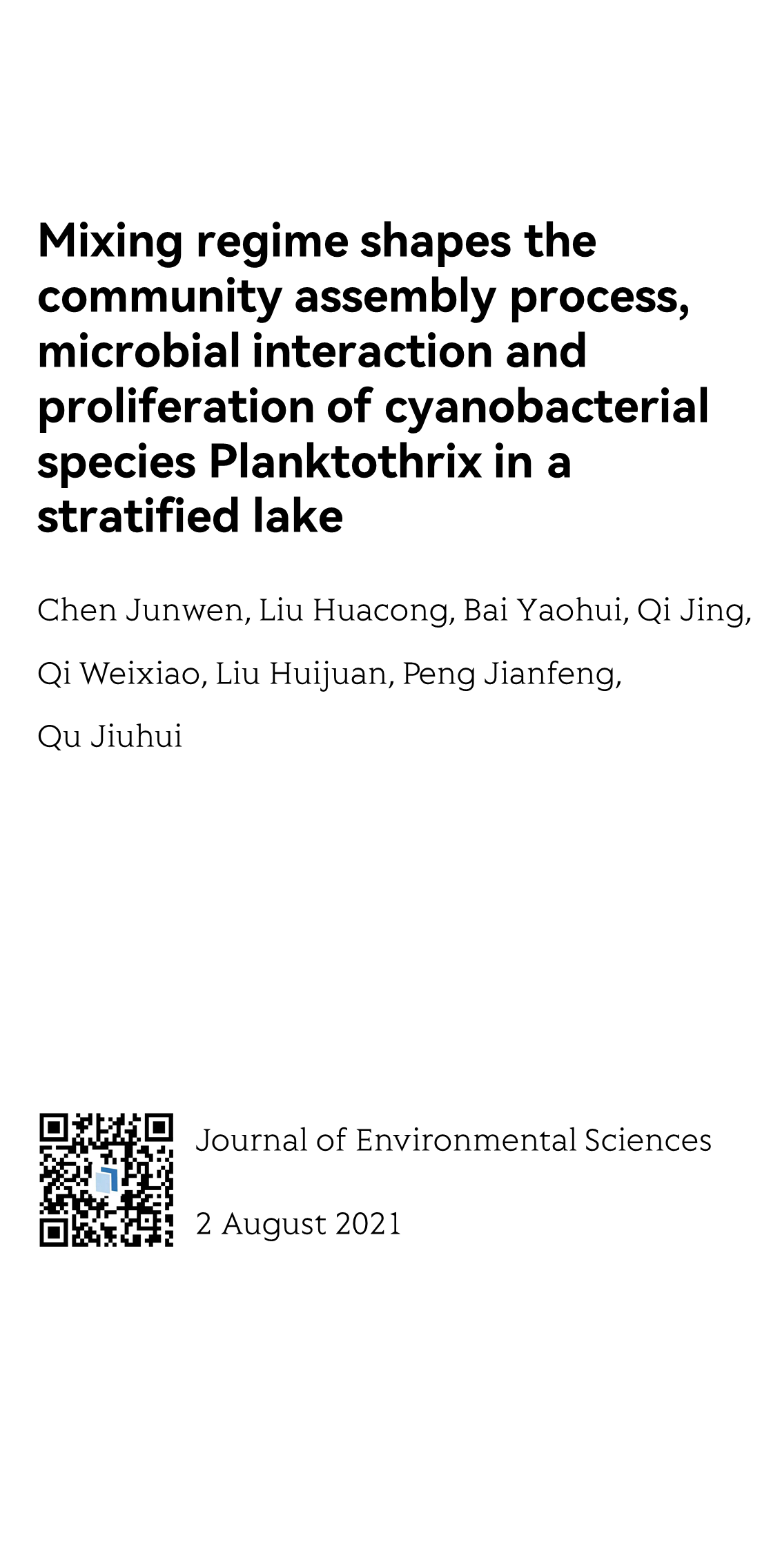 Journal of Environmental Sciences_1