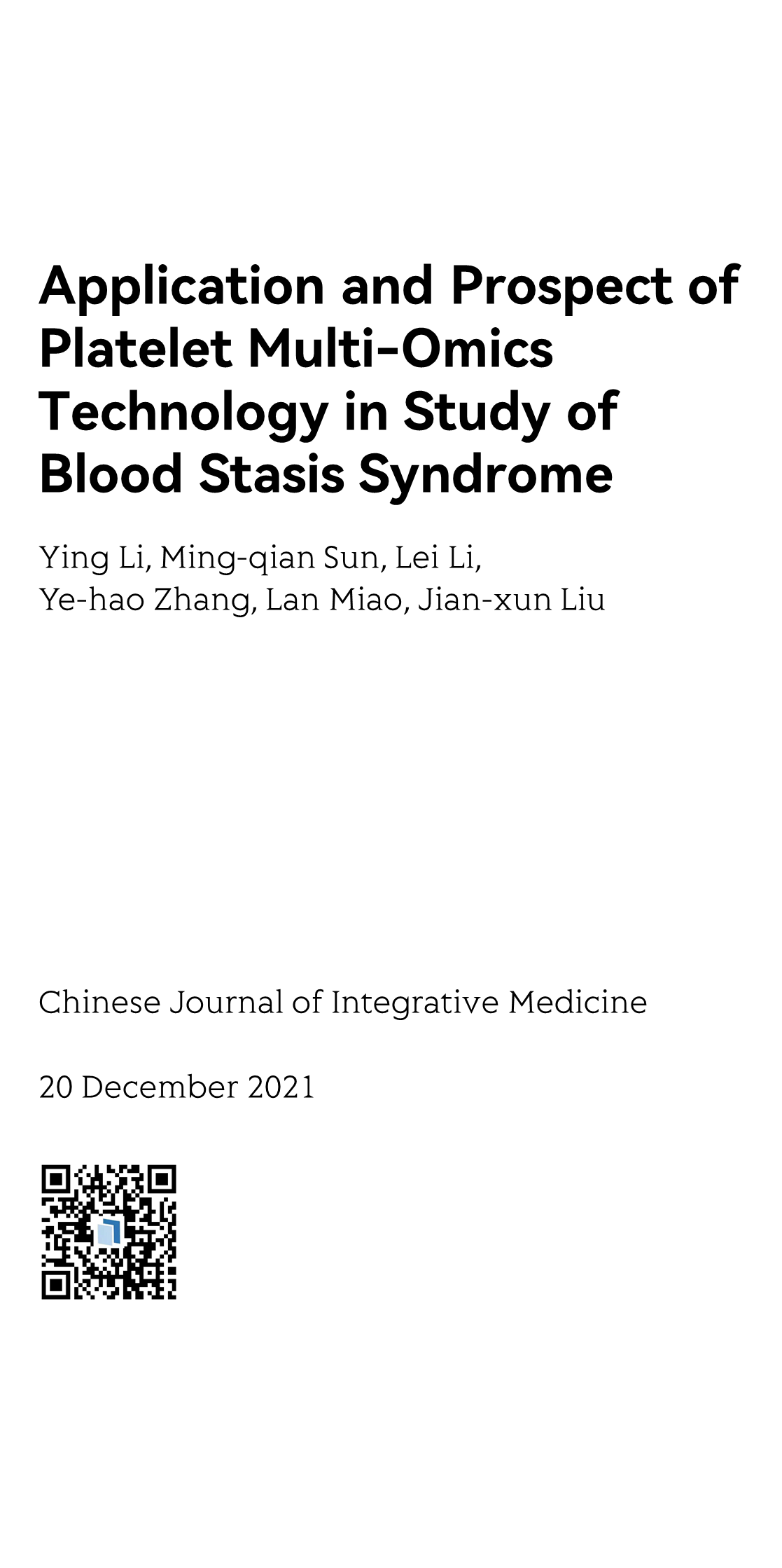Chinese Journal of Integrative Medicine_1