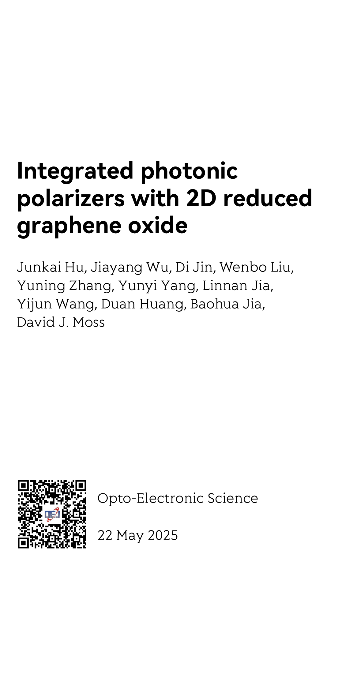 Opto-Electronic Science_1