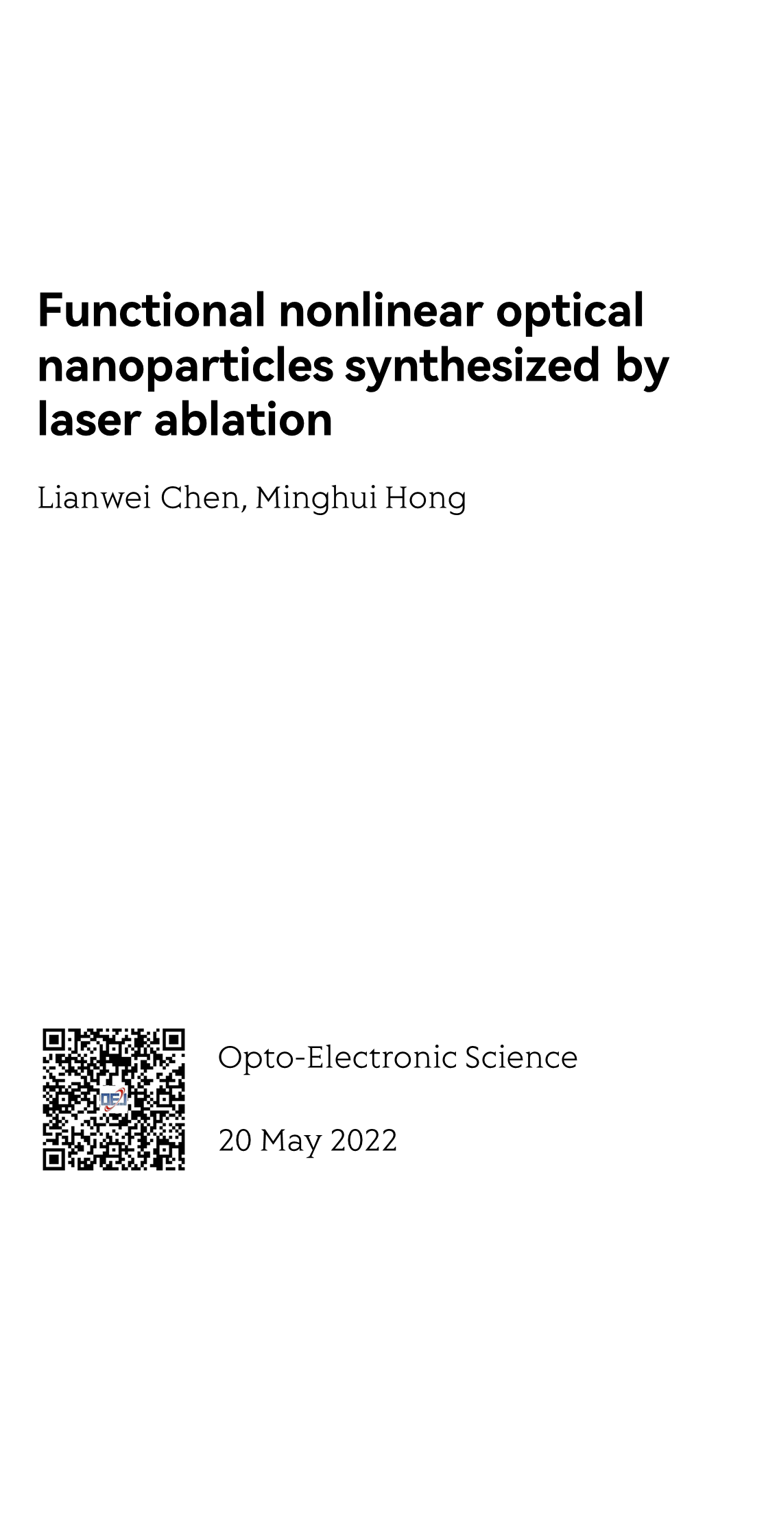 Opto-Electronic Science_1