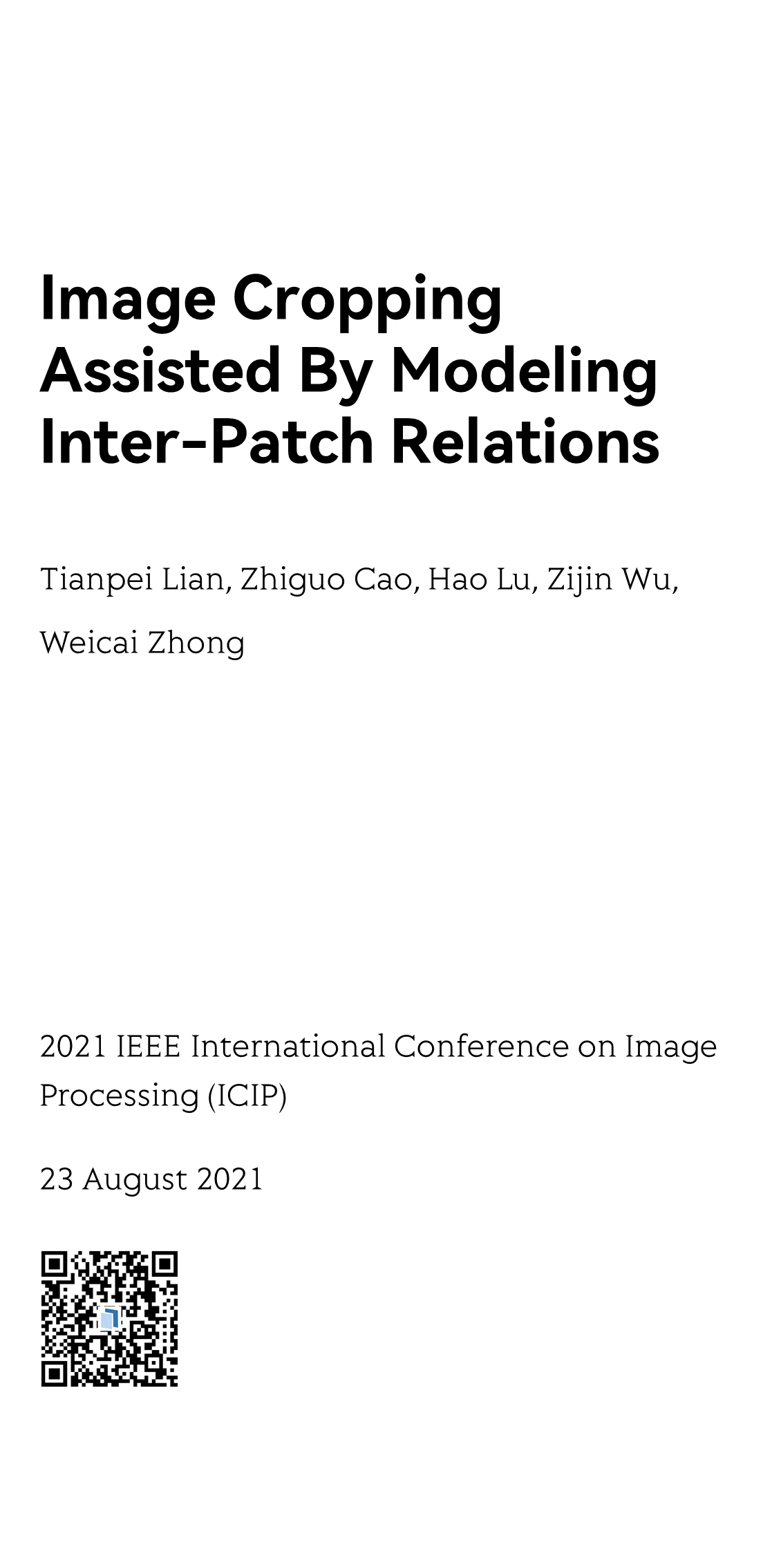 2021 IEEE International Conference on Image Processing (ICIP)_1