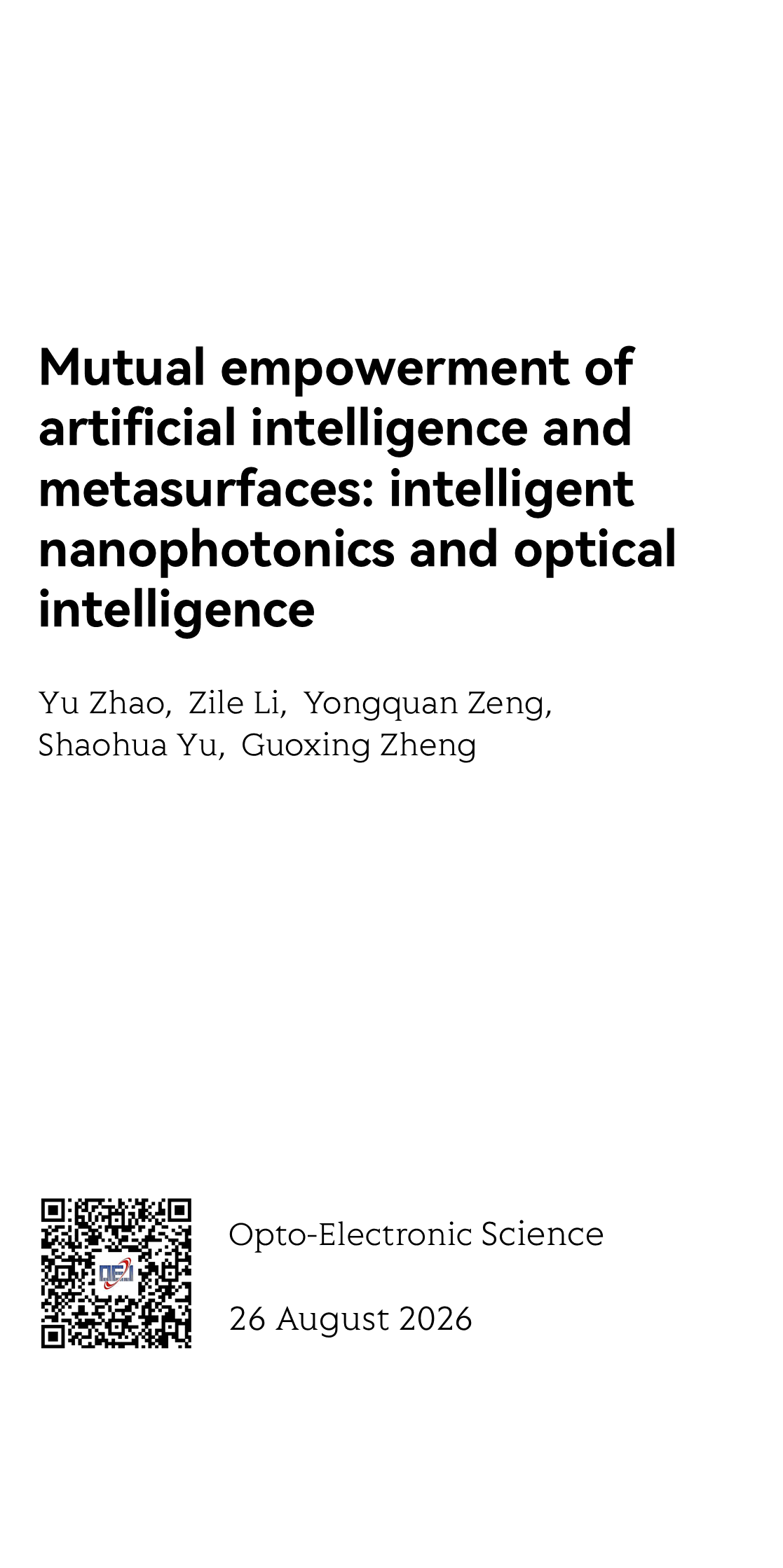 Opto-Electronic Science_1