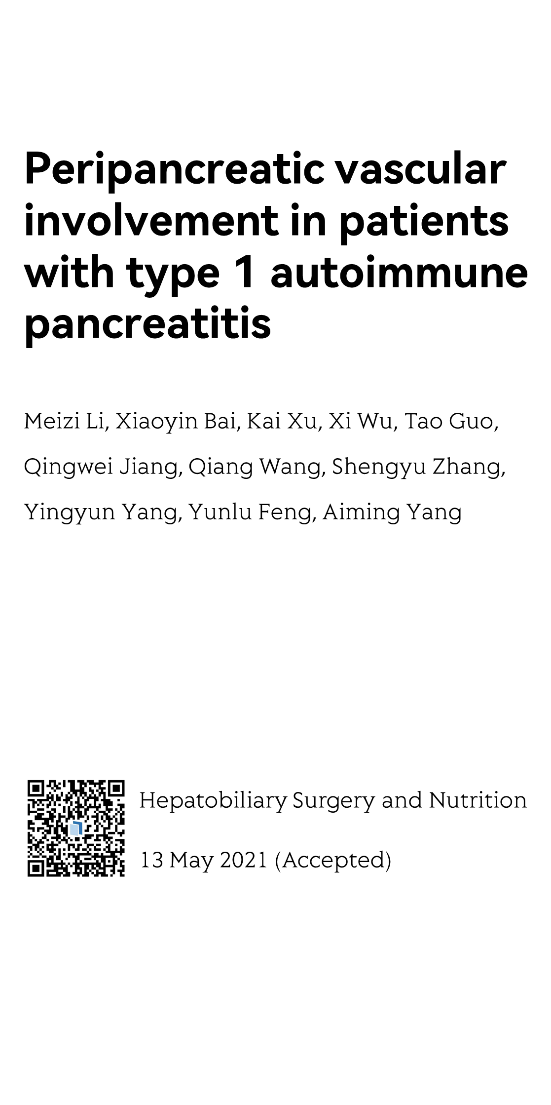 Hepatobiliary Surgery and Nutrition_1