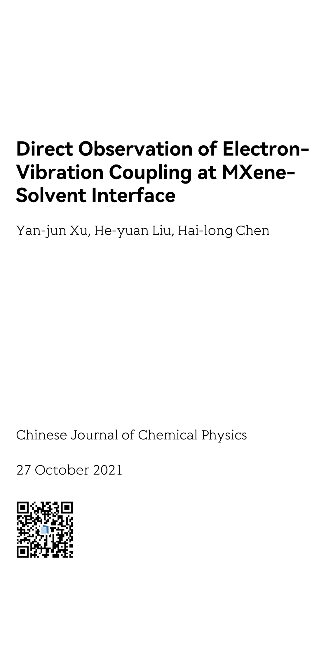 Chinese Journal of Chemical Physics_1