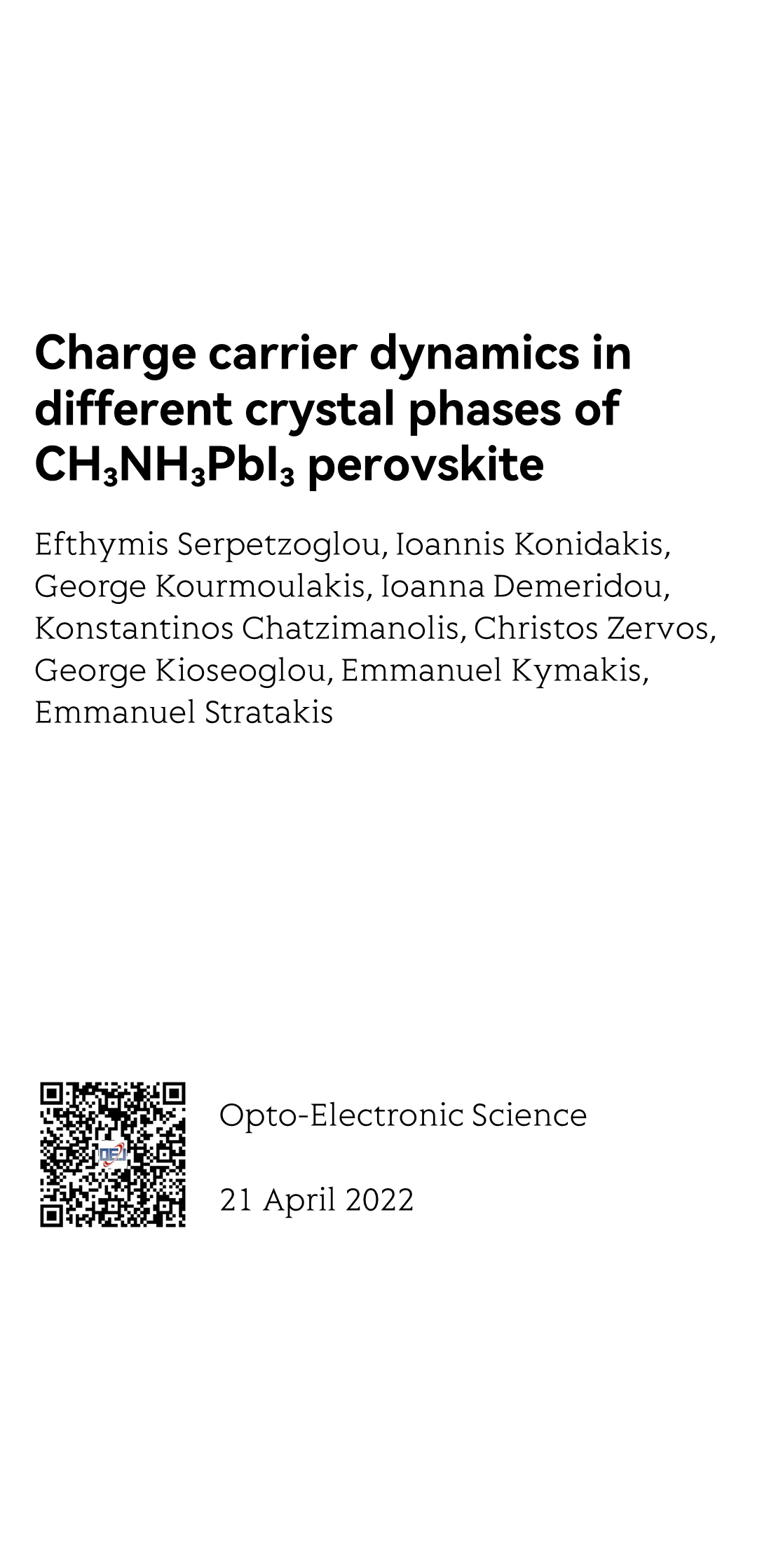 Opto-Electronic Science_1