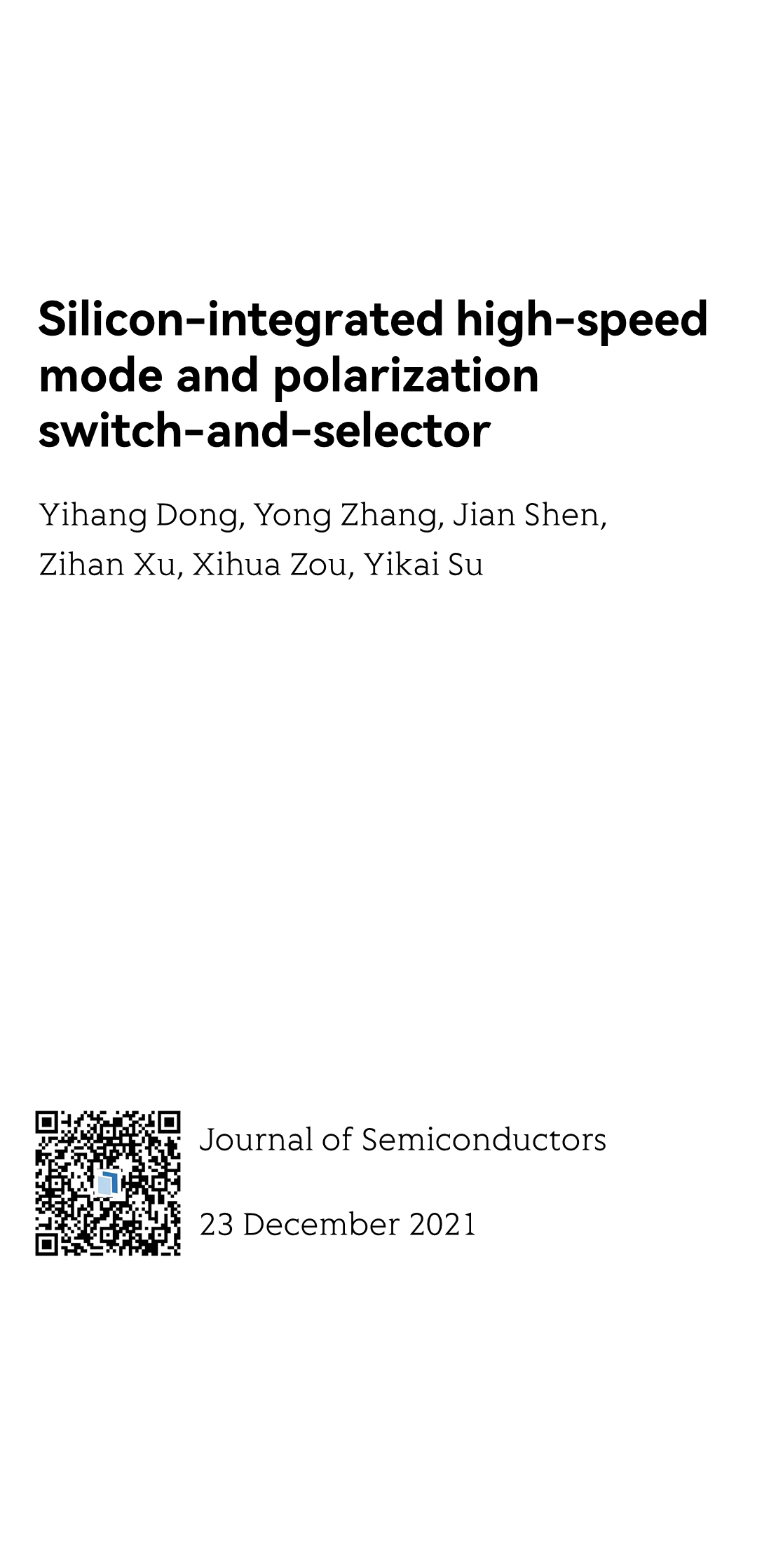 Journal of Semiconductors_1