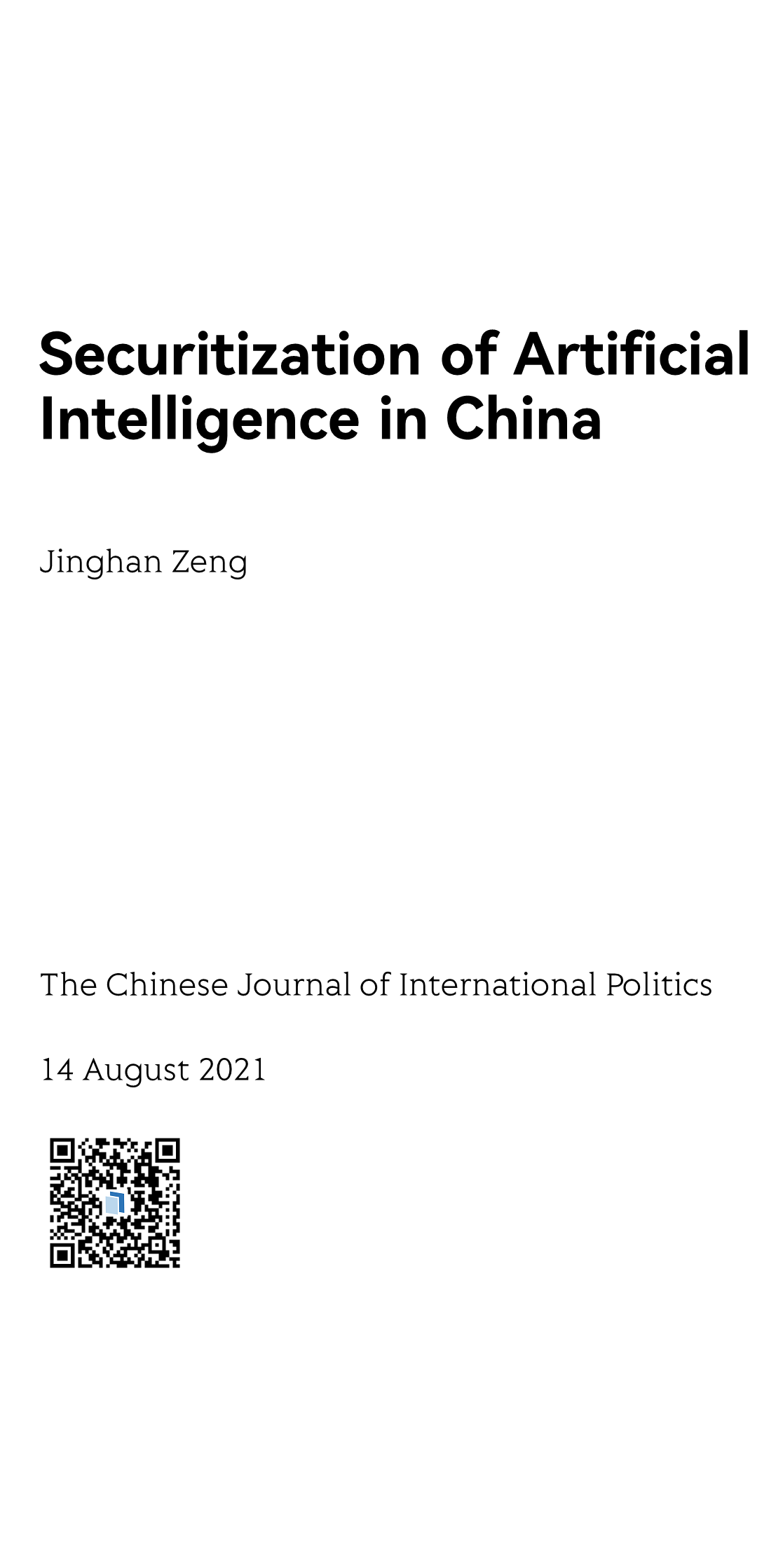 The Chinese Journal of International Politics_1