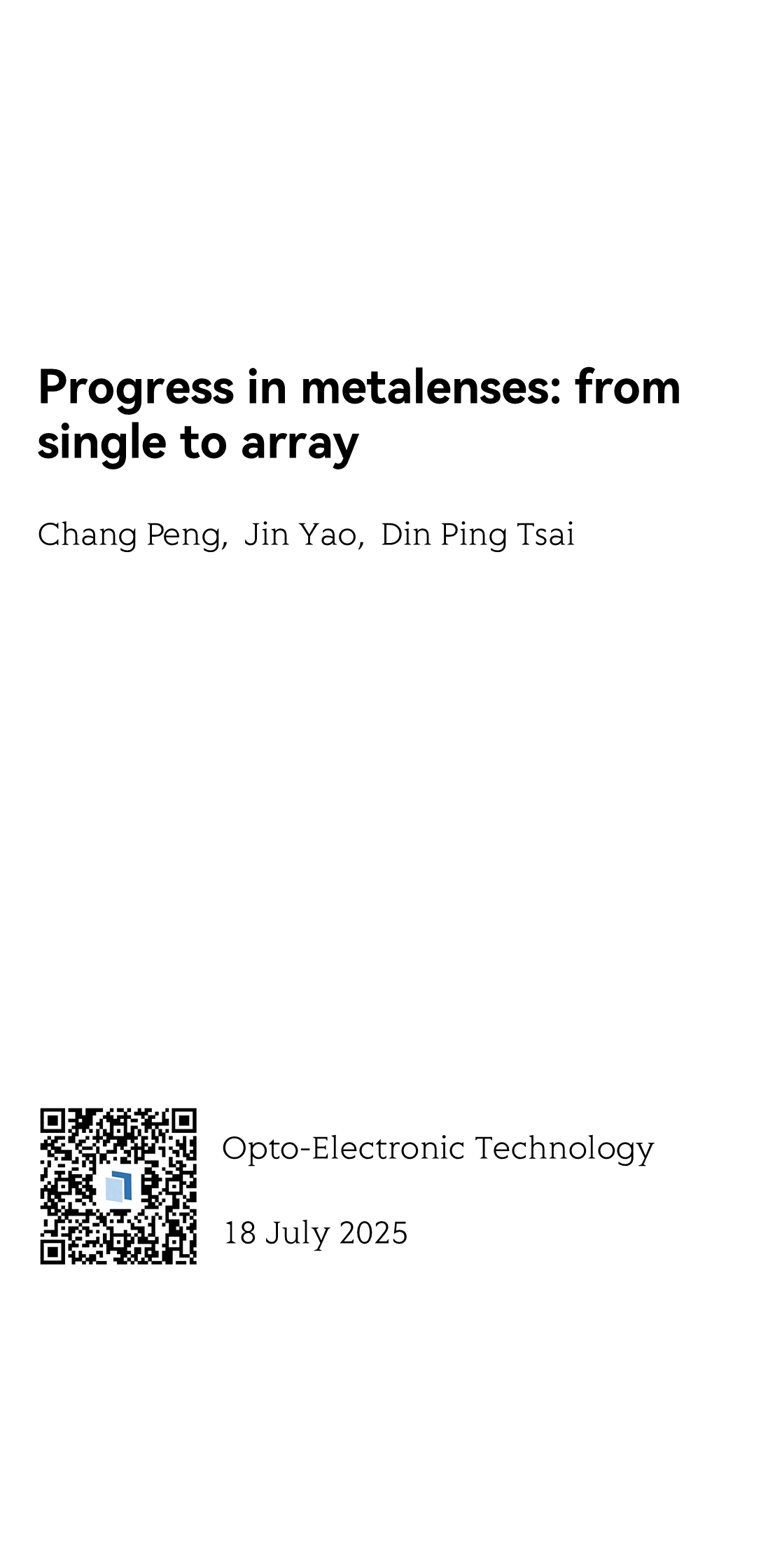 Opto-Electronic Technology_1