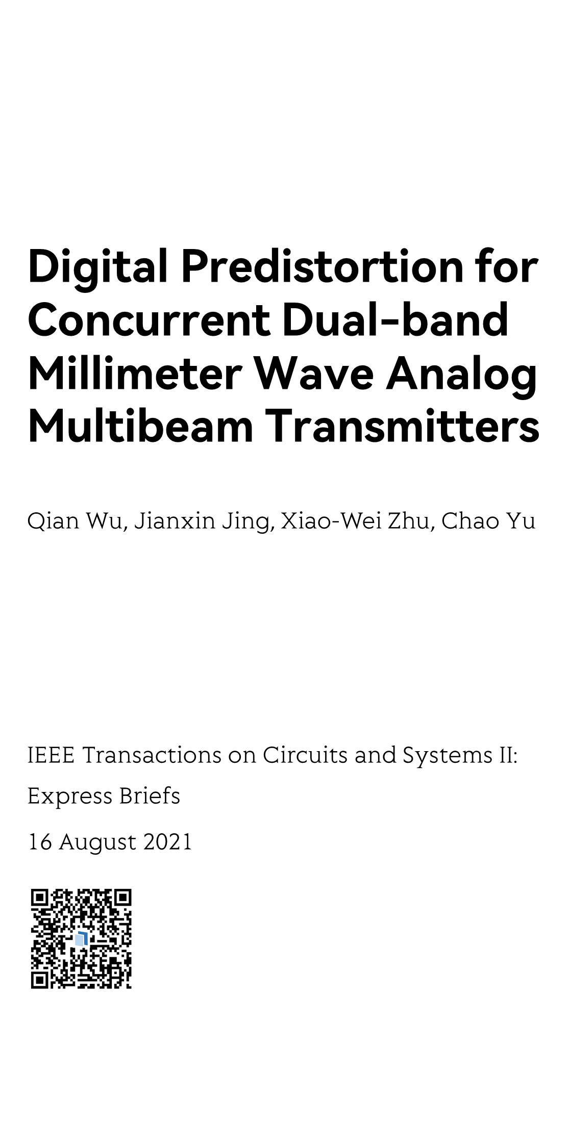 IEEE Transactions on Circuits and Systems II: Express Briefs_1