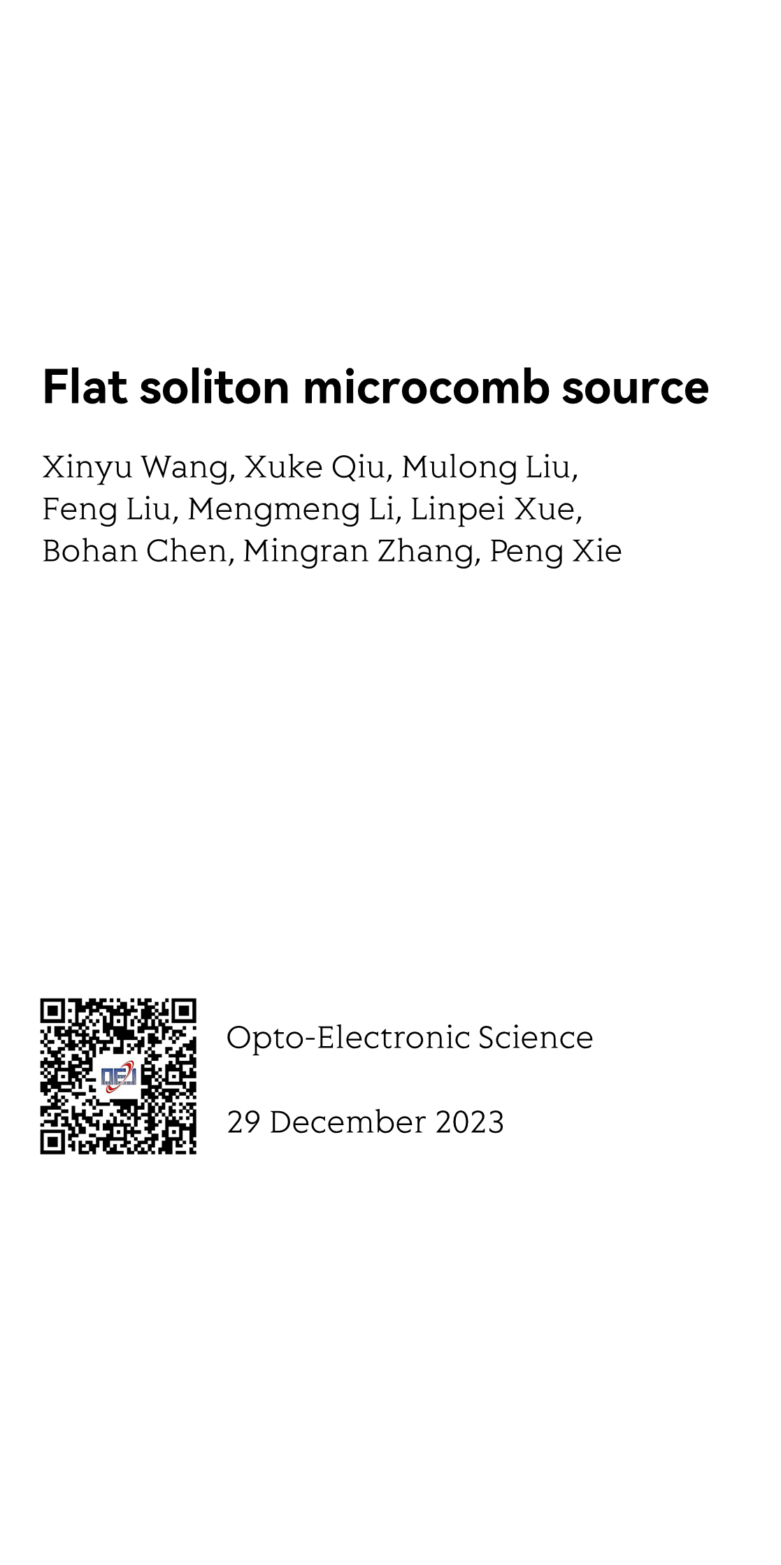 Opto-Electronic Science_1