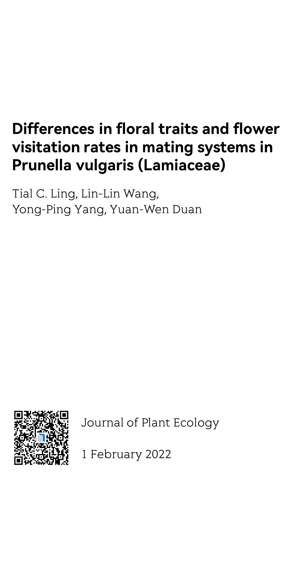 Journal of Plant Ecology_1