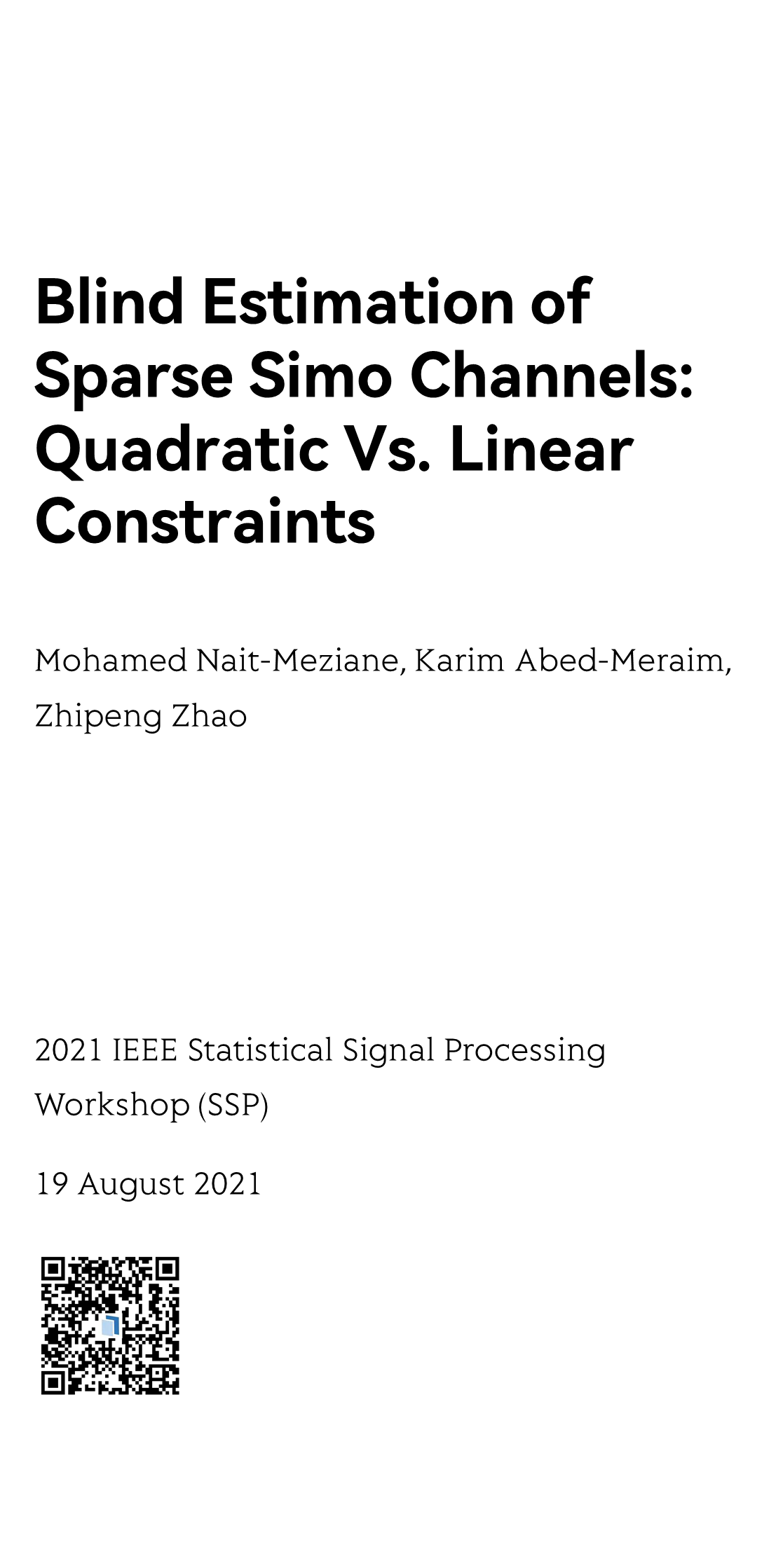 2021 IEEE Statistical Signal Processing Workshop (SSP)_1