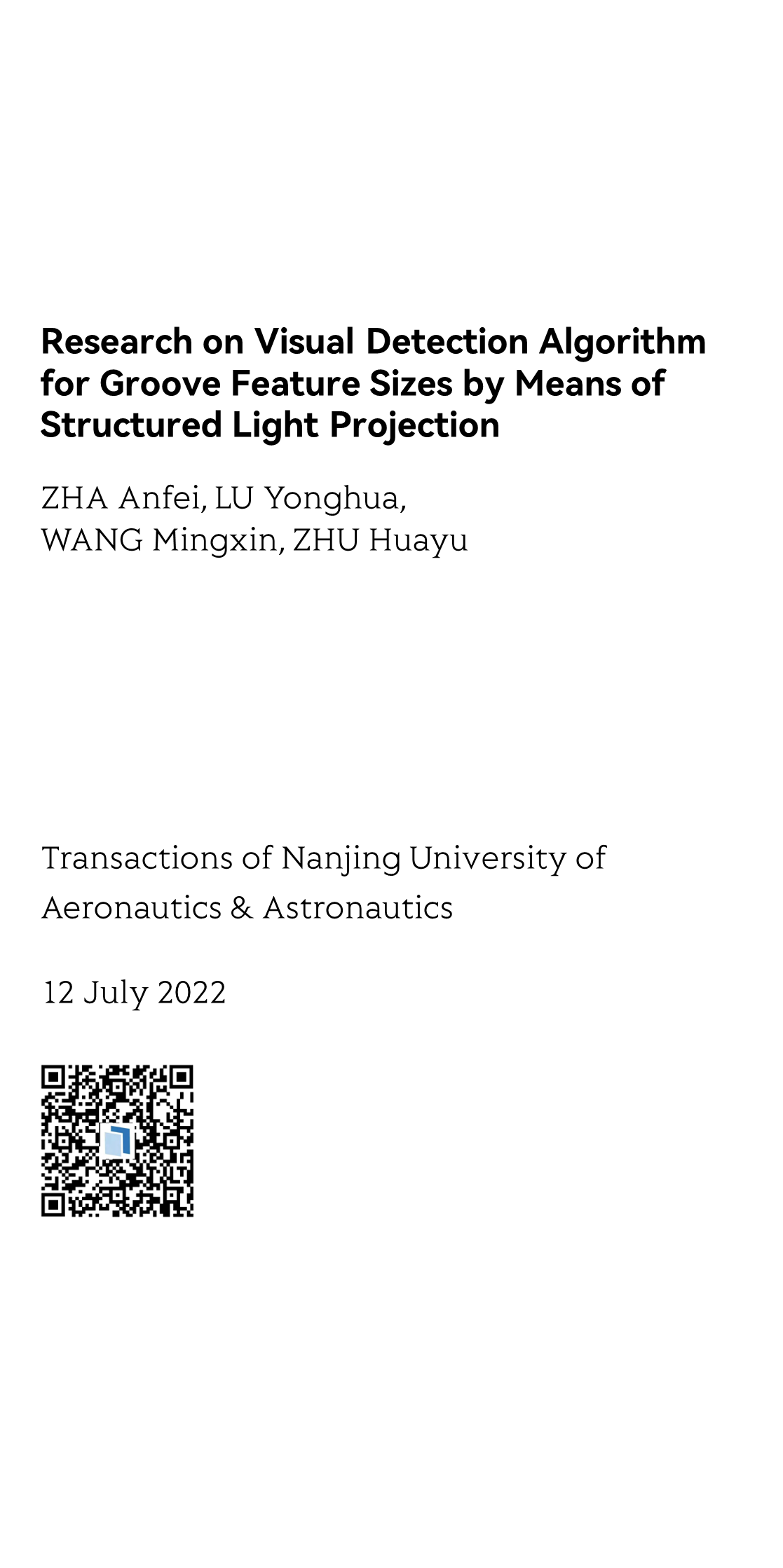 Transactions of Nanjing University of Aeronautics & Astronautics_1