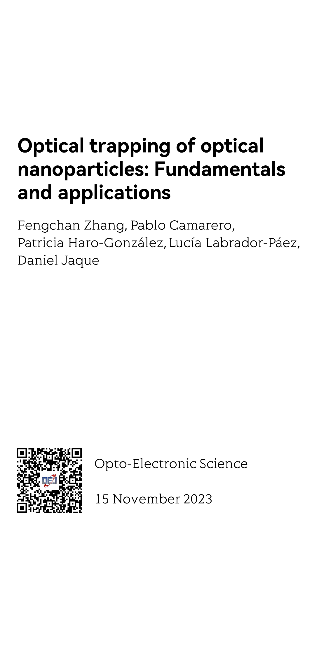 Opto-Electronic Science_1