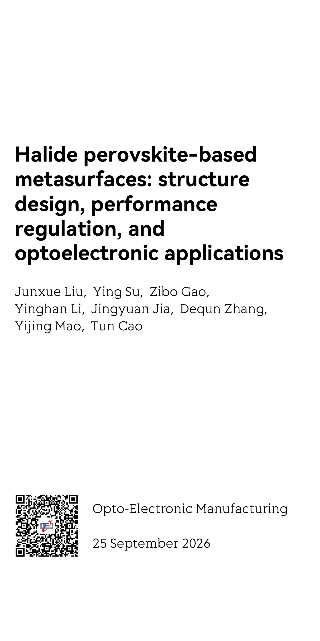Opto-Electronic Manufacturing_1