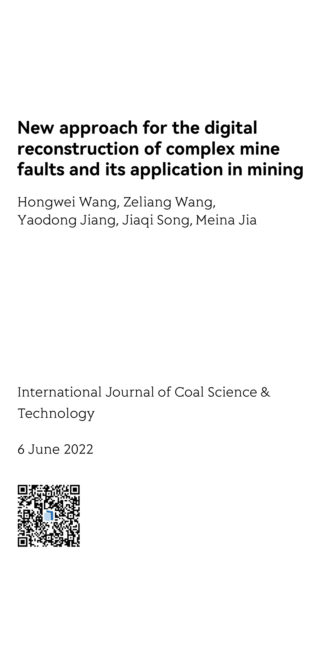 International Journal of Coal Science & Technology_1
