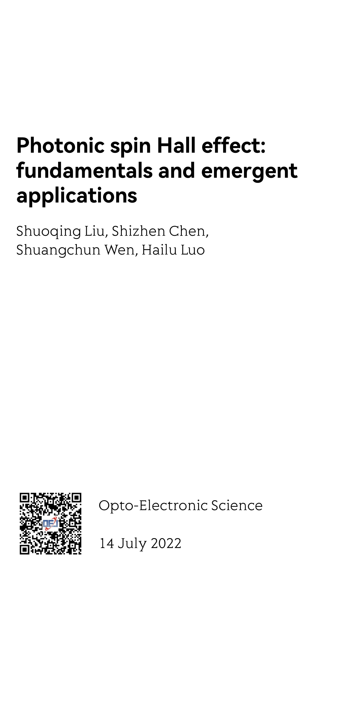 Opto-Electronic Science_1