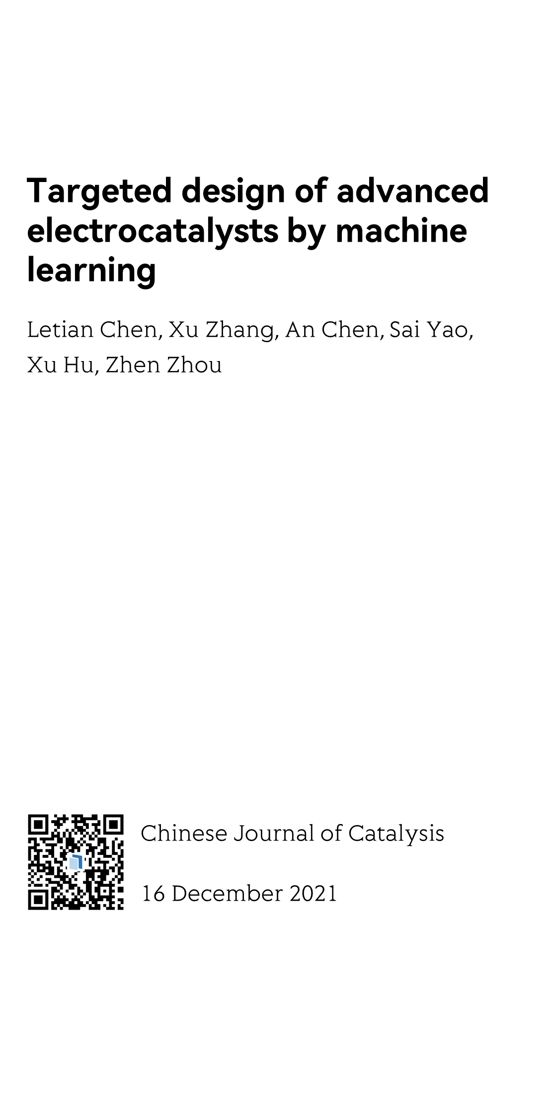Chinese Journal of Catalysis_1
