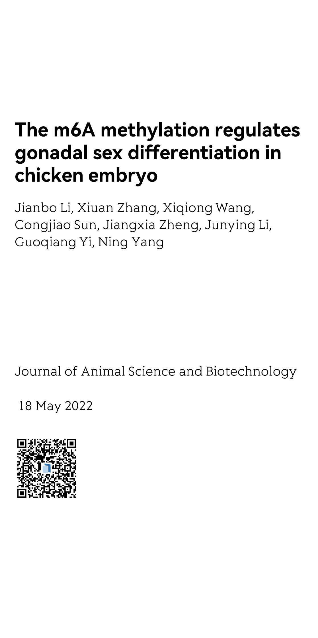 Journal of Animal Science and Biotechnology_1