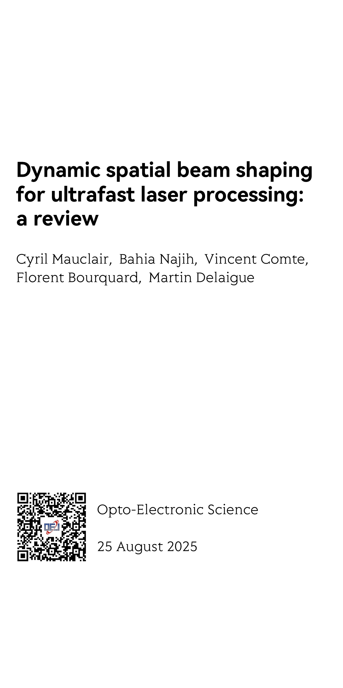 Opto-Electronic Science_1