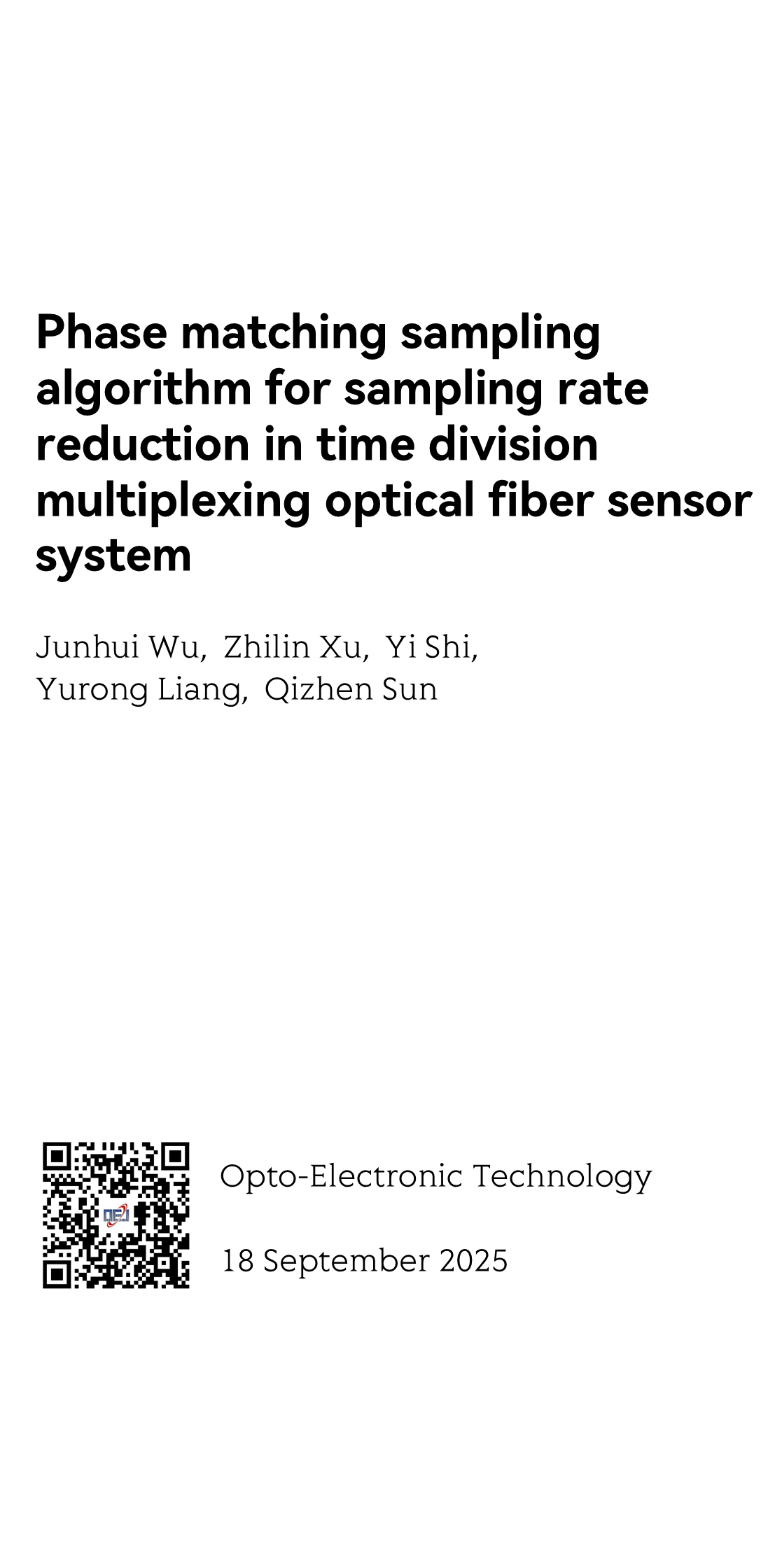 Opto-Electronic Technology_1